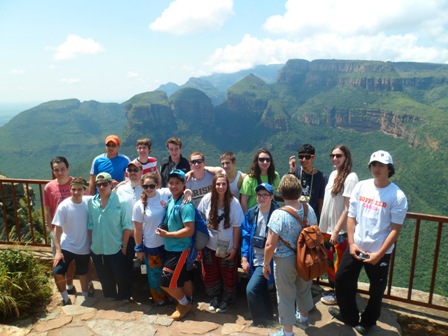 International Students at Three Rondavels Panorama Route-1300
